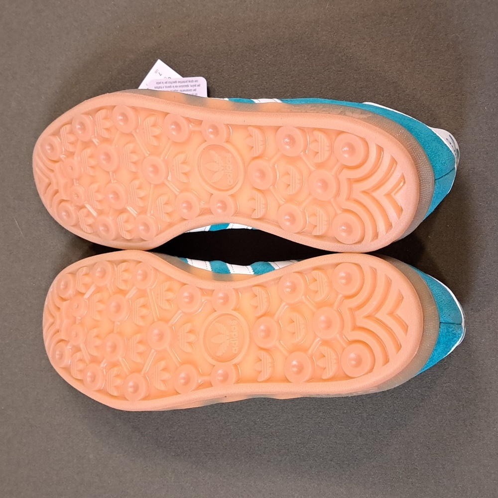 Adidas Gazelle Indoor Sneakers - Color: Teal / White - Size: Men 7 - Picture 8 of 9